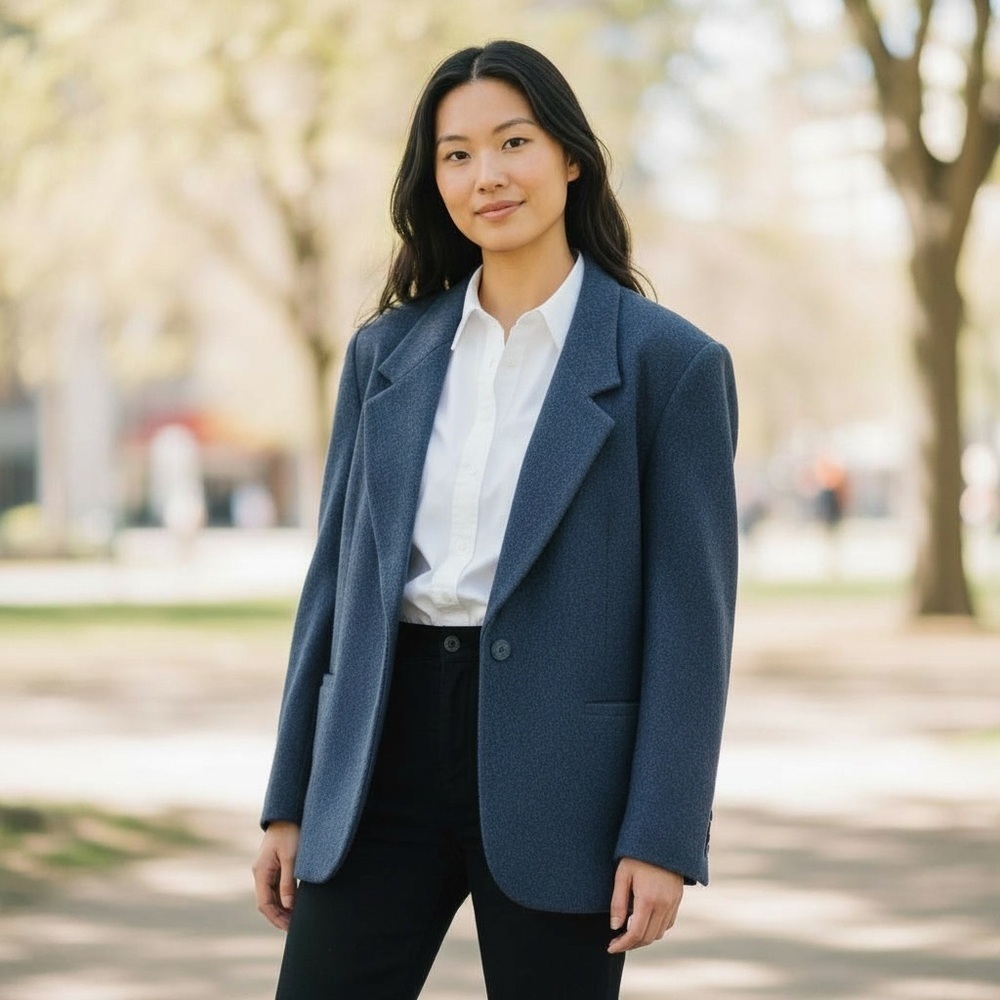 Lord & Taylor Wool Cashmere Blazer